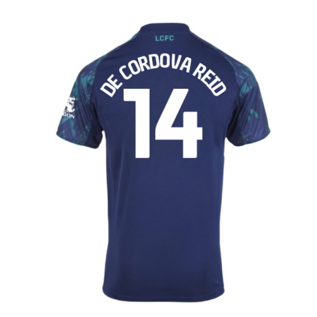 2025-2026 Leicester City Away Shirt - Kids (De Cordova Reid 14)