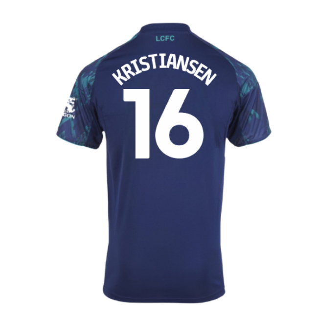 2025-2026 Leicester City Away Shirt - Kids (Kristiansen 16)