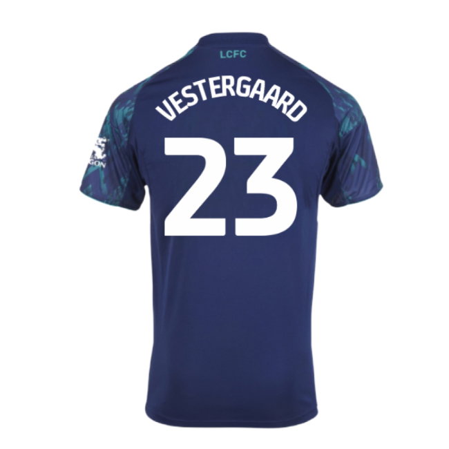 2025-2026 Leicester City Away Shirt - Kids (Vestergaard 23)