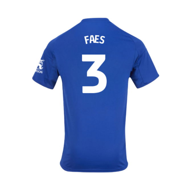 2025-2026 Leicester City Home Shirt (Faes 3)