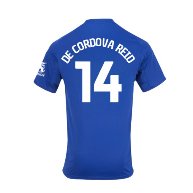 2025-2026 Leicester City Home Shirt - Kids (De Cordova Reid 14)