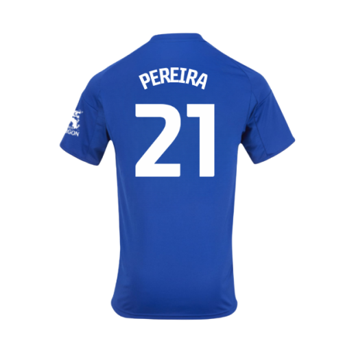 2025-2026 Leicester City Home Shirt - Kids (Pereira 21)
