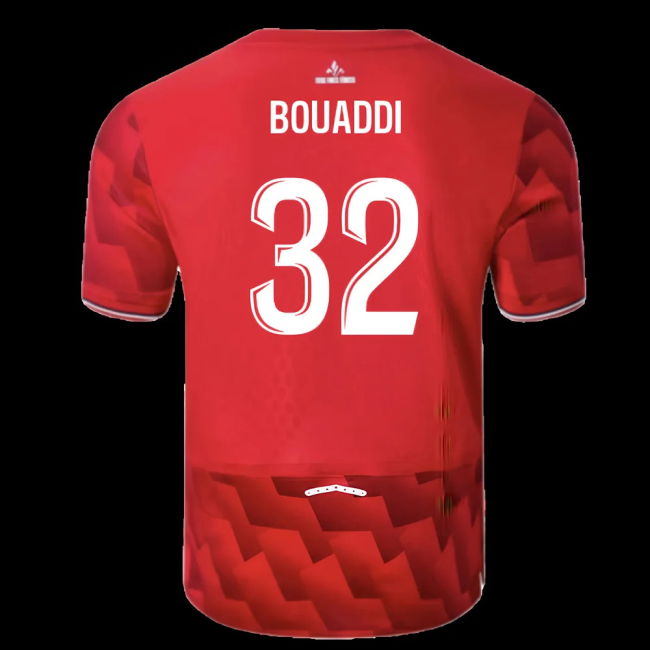 2025-2026 Lille Home Shirt (Bouaddi 32)