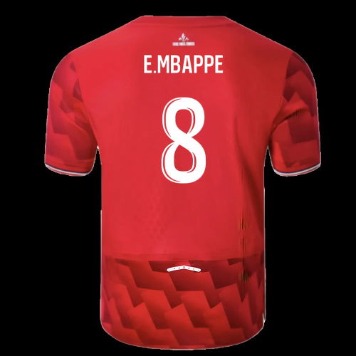 2025-2026 Lille Home Shirt (E.Mbappe 8)