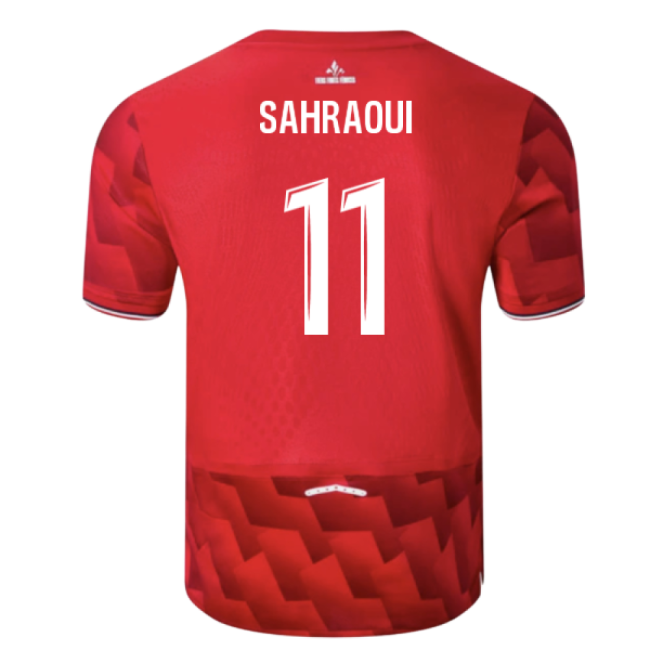 2025-2026 Lille Home Shirt (Sahraoui 11)
