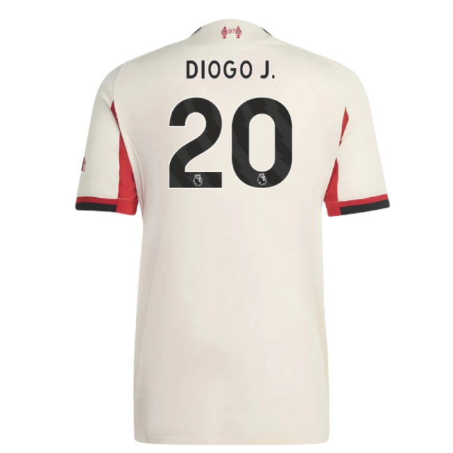 2025-2026 Liverpool Authentic Away Shirt (Diogo J. 20)