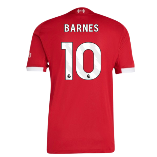 2025-2026 Liverpool Authentic Home Shirt (Barnes 10)