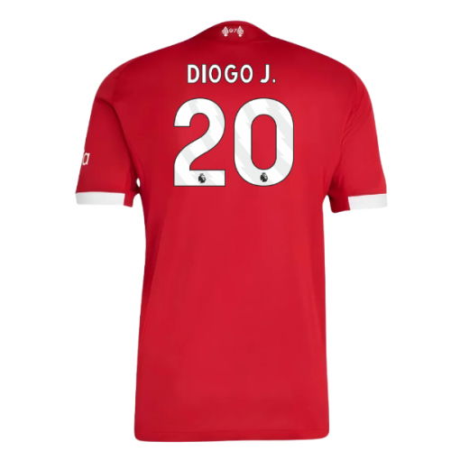 2025-2026 Liverpool Authentic Home Shirt (Diogo J. 20)