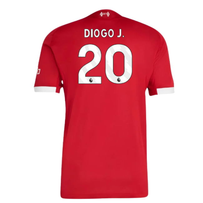 2025-2026 Liverpool Authentic Home Shirt (Diogo J. 20)