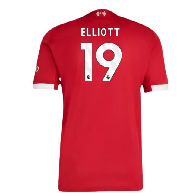 2025-2026 Liverpool Authentic Home Shirt (Elliott 19)