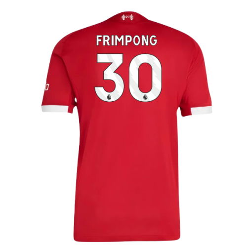 2025-2026 Liverpool Authentic Home Shirt (Frimpong 30)