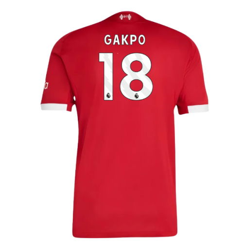 2025-2026 Liverpool Authentic Home Shirt (Gakpo 18)
