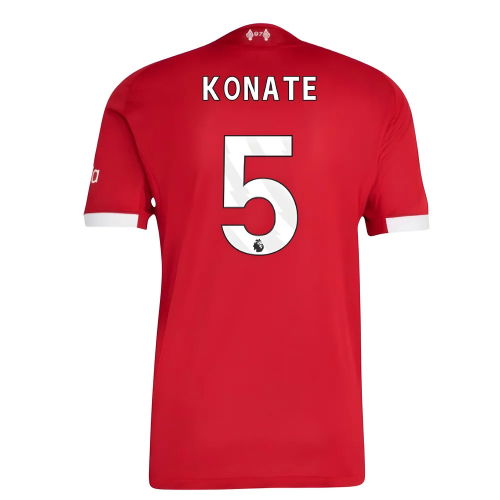 2025-2026 Liverpool Authentic Home Shirt (Konate 5)