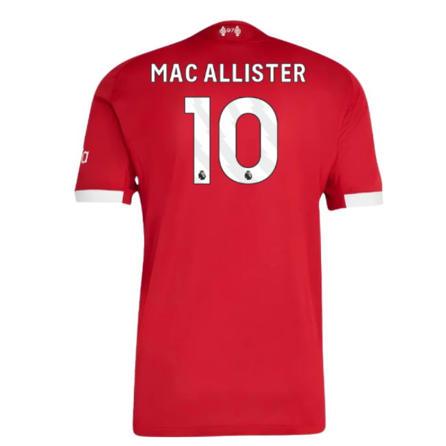 2025-2026 Liverpool Authentic Home Shirt (Mac Allister 10)