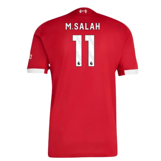 2025-2026 Liverpool Authentic Home Shirt (M.Salah 11)