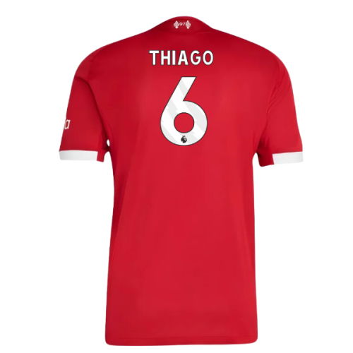 2025-2026 Liverpool Authentic Home Shirt (Thiago 6)