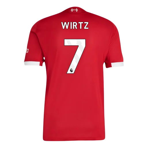 2025-2026 Liverpool Authentic Home Shirt (Wirtz 7)