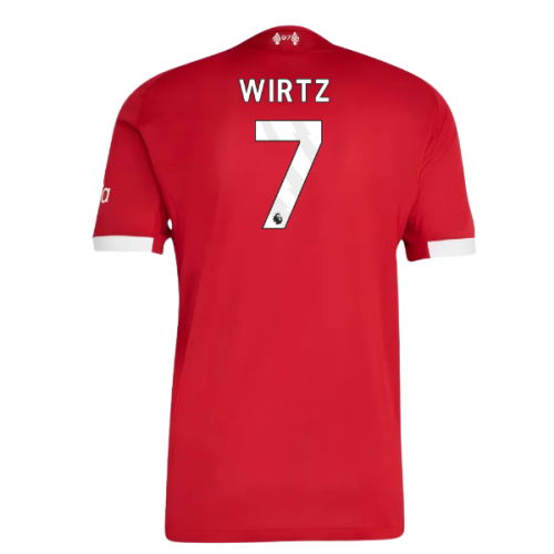 2025-2026 Liverpool Authentic Home Shirt (Wirtz 7)