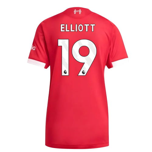 2025-2026 Liverpool Authentic Home Shirt (Womens) (Elliott 19)