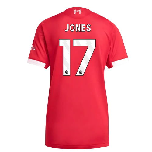 2025-2026 Liverpool Authentic Home Shirt (Womens) (Jones 17)