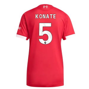 2025-2026 Liverpool Authentic Home Shirt (Womens) (Konate 5)