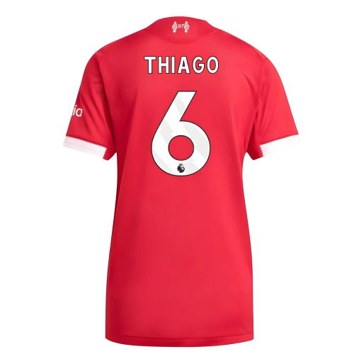 2025-2026 Liverpool Authentic Home Shirt (Womens) (Thiago 6)
