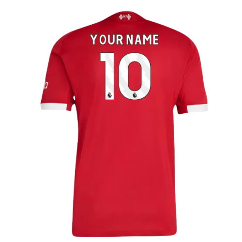 2025-2026 Liverpool Authentic Home Shirt (Your Name)