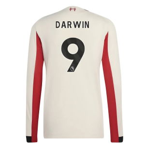 2025-2026 Liverpool Authentic Long Sleeve Away Shirt (Darwin 9)