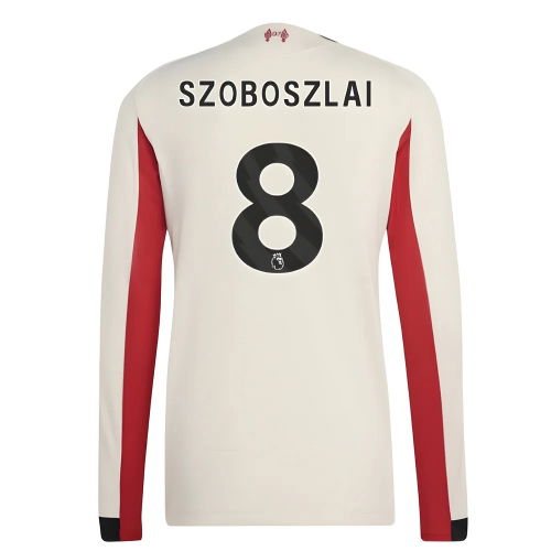 2025-2026 Liverpool Authentic Long Sleeve Away Shirt (Szoboszlai 8)