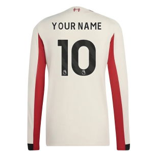 2025-2026 Liverpool Authentic Long Sleeve Away Shirt