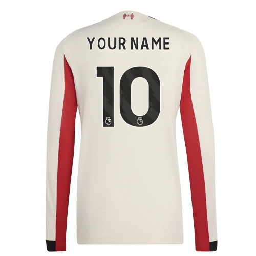 2025-2026 Liverpool Authentic Long Sleeve Away Shirt (Your Name)