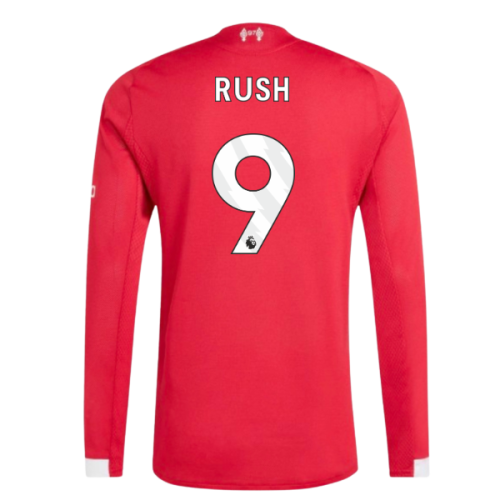 2025-2026 Liverpool Authentic Long Sleeve Home Shirt (Rush 9)