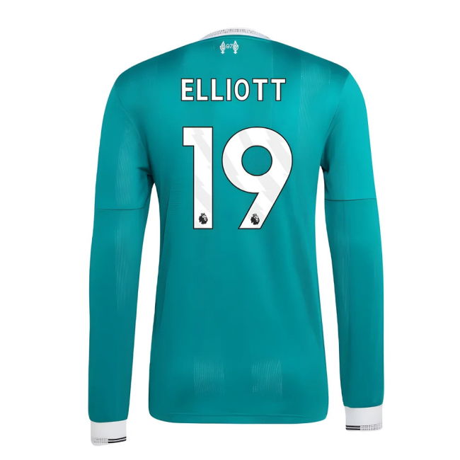 2025-2026 Liverpool Authentic Long Sleeve Third Shirt (Elliott 19)