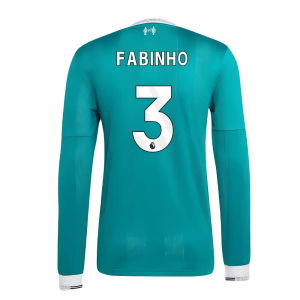 2025-2026 Liverpool Authentic Long Sleeve Third Shirt (Fabinho 3)