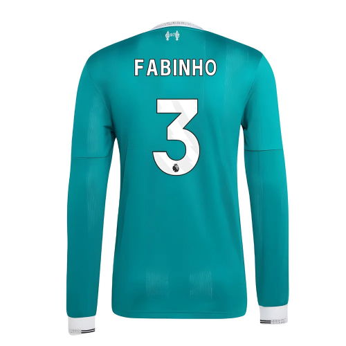 2025-2026 Liverpool Authentic Long Sleeve Third Shirt (Fabinho 3)