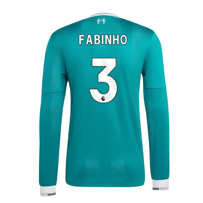 2025-2026 Liverpool Authentic Long Sleeve Third Shirt (Fabinho 3)