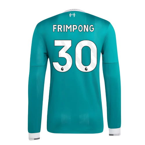 2025-2026 Liverpool Authentic Long Sleeve Third Shirt (Frimpong 30)