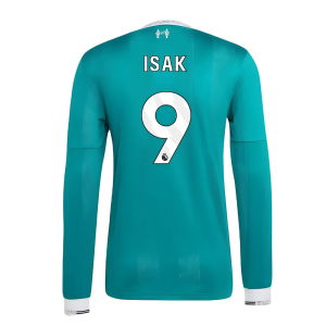 2025-2026 Liverpool Authentic Long Sleeve Third Shirt (Isak 9)