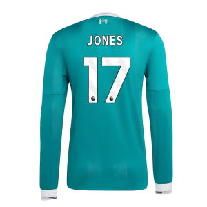 2025-2026 Liverpool Authentic Long Sleeve Third Shirt (Jones 17)