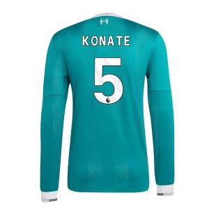 2025-2026 Liverpool Authentic Long Sleeve Third Shirt (Konate 5)