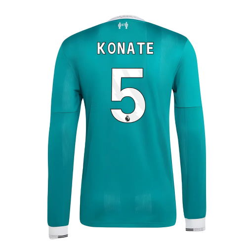 2025-2026 Liverpool Authentic Long Sleeve Third Shirt (Konate 5)