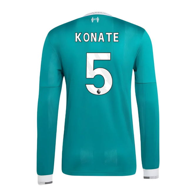 2025-2026 Liverpool Authentic Long Sleeve Third Shirt (Konate 5)