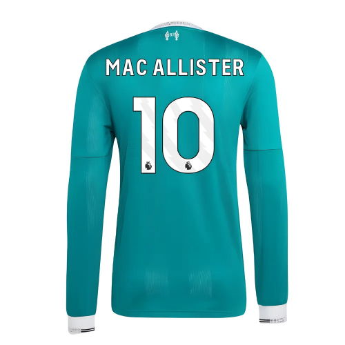2025-2026 Liverpool Authentic Long Sleeve Third Shirt (Mac Allister 10)