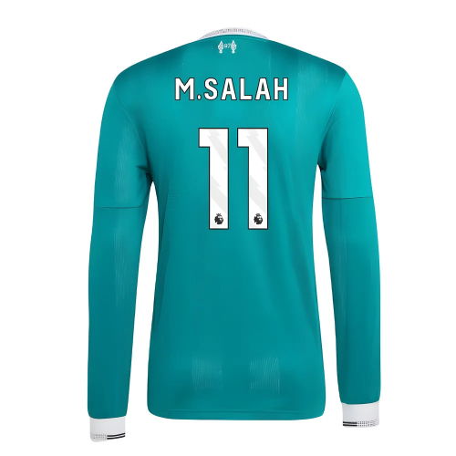 2025-2026 Liverpool Authentic Long Sleeve Third Shirt (M.Salah 11)