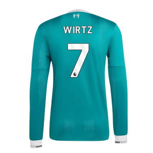 2025-2026 Liverpool Authentic Long Sleeve Third Shirt (Wirtz 7)