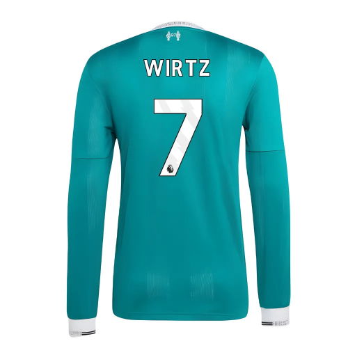 2025-2026 Liverpool Authentic Long Sleeve Third Shirt (Wirtz 7)