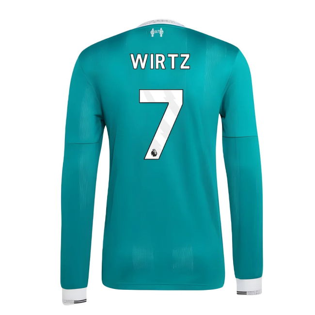 2025-2026 Liverpool Authentic Long Sleeve Third Shirt (Wirtz 7)