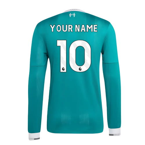 2025-2026 Liverpool Authentic Long Sleeve Third Shirt (Your Name)