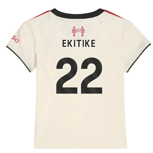 2025-2026 Liverpool Away Baby Kit (Ekitike 22)