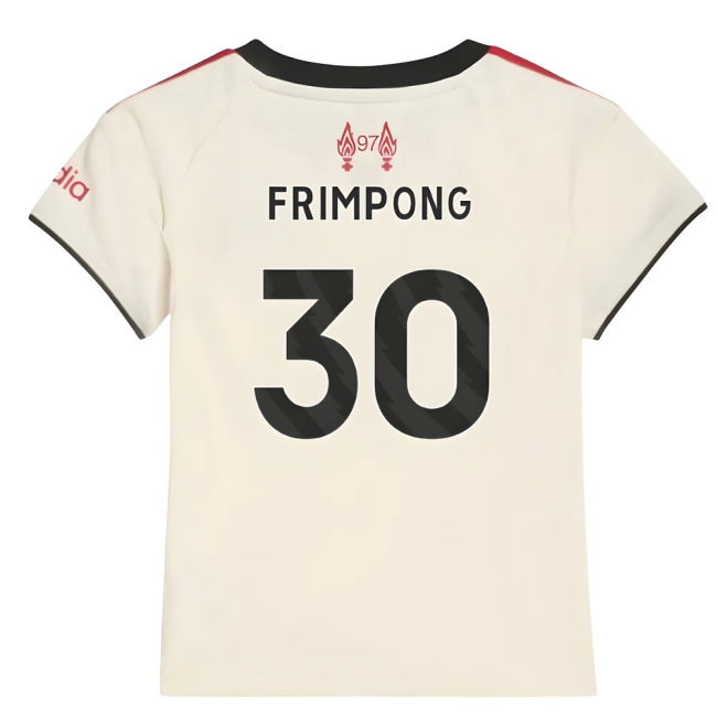 2025-2026 Liverpool Away Baby Kit (Frimpong 30)